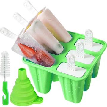 Silicone Popsicle Molds for DIY Children's Ice Cream Creations at Home
