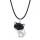 Black Onyx Luck Fox Necklace for Women Men Healing Energy Crystal Amulet Animal Pendant Gemstone Jewelry Gifts