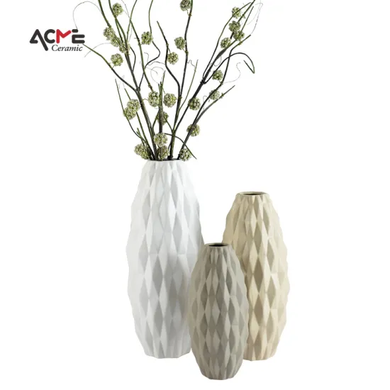 2024 European Style Creative Ceramic Vase with Black and White Ornaments, Irregular Shape - Perfect Gift Box for Home Decoration