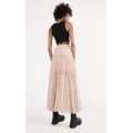 Loose Waist Summer Pleated Tennis Long Skirt