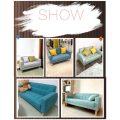 Fashion and Modern Cloth Single Sofa Modern Designer Fabrics Single Sofa Two Seater Supplier