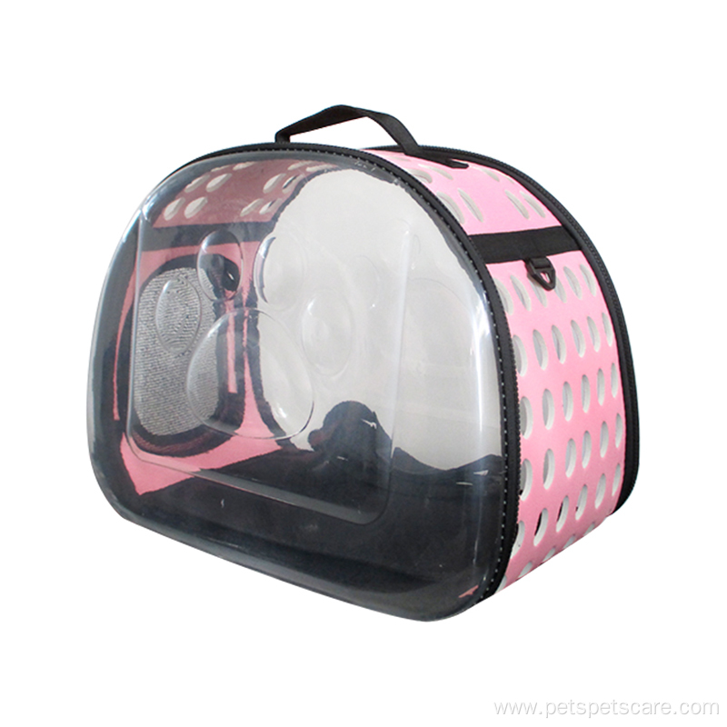 PET transparent Carrierfolding Pet Carrier