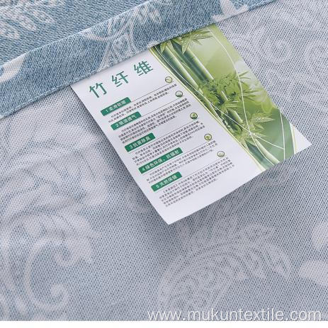 Printed bamboo sheets set bedding sets luxury