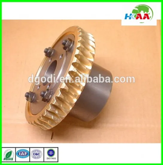 Forklift Ductile iron hobbing gear drive input shafts