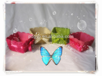 High Qulity and Eco-friendly Mini Paper storage baskets