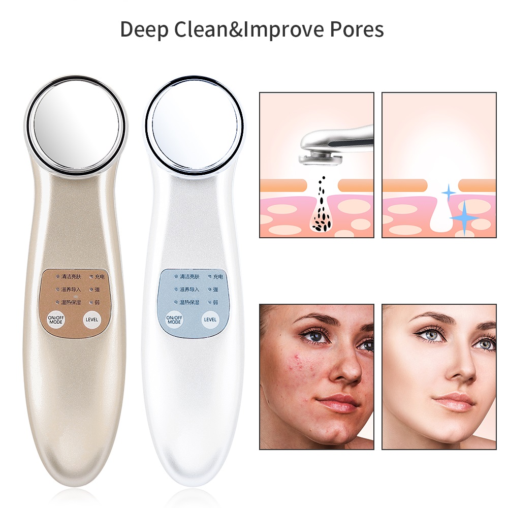 Skin Rejuvenation Beauty Device Facial Firming Essence Input Wrinkle Removal Face Lift Hot Massager Anti-aging Beauty Instrument