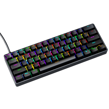 Ak61 Game Universal Wired Keyboard - Color Matching Luminous Mechanical Keyboard with Backlight for Computer Desktop