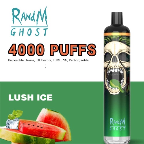 Randm Ghost 4000 퍼프 일회용 vape 전자 담배