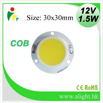 1.5W 12 volt COB LEDs modules