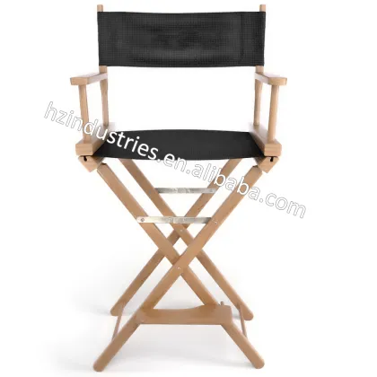 Standard include a branded tall director chair