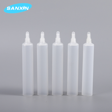 Bullet head PE cosmetic tube with screw cap