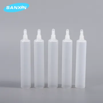 Bullet head PE cosmetic tube with screw cap