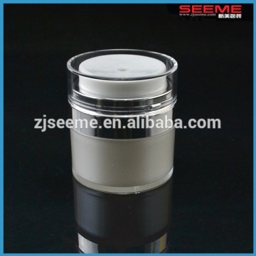 15ml 30ml 50ml cosmetic airless lotion acrylic jar with lid