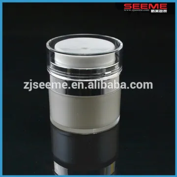 15ml 30ml 50ml cosmetic airless lotion acrylic jar with lid