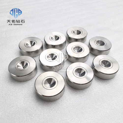 Troqueles de trefilado MCD hechos a medida para cualquier tamaño de orificio entre 0,015 mm y 10 mm