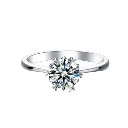 Engagement Silver Ring For Women Wedding Ring Crystal  925 Sterling Silver Jewelry Silver Jewelry Rings