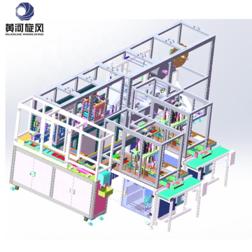 Fully Automatic Non Woven surgical Disposable 3 ply blank earloop Face Mask Making Machine