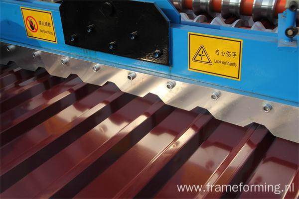 Trapezoidal Steel Roof Aluminum Roll Forming Machine
