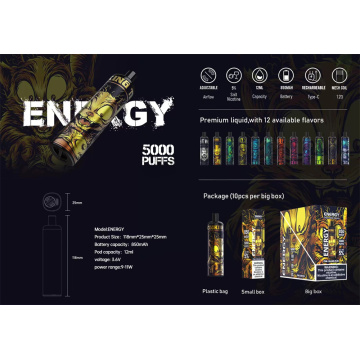 Energy Disposable 5000Puffs Vape UAE