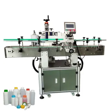 Automated Round Bottle Labeling Machine for Circular Containers