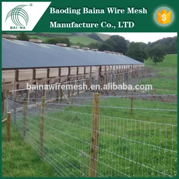 galvanized steel deer fence/ Factory Direct Sale Galvanized grassland fencing / cow fence field fencing
