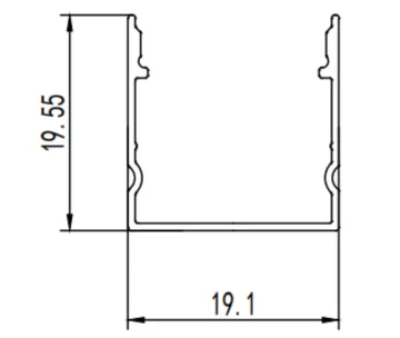 Customized aluminium extrusion molds for LED panel Light