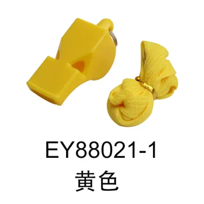 High Quality Plastic Fox Referee Whistle with Lanyard Safety Whistle