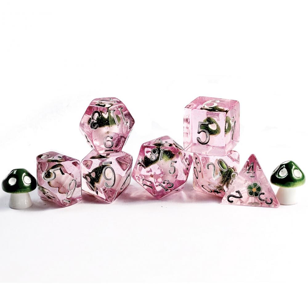 Mushroom Polyhedral Dice Set For Tabletop Games 2