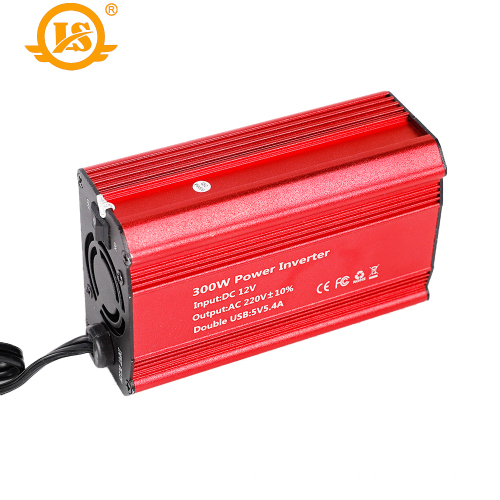 CHLASO portable car power inverter 12v 220v 300w overheat protection car inverter with dual USB output