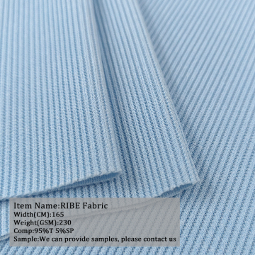 95T 5SP230GSM Mode Stretch Strickrippen Wintermantelstoff Stoff