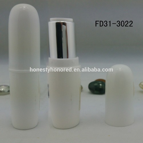 plastic shell lip stick tube bullet lipstick tube container white