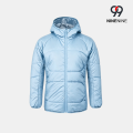 Chaqueta con capucha de invierno para niños, cálida y elegante