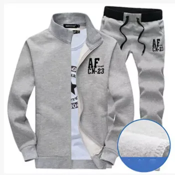 2022 Men's Casual Tracksuits: Slim Fit Sweatshirts & Pants Set - Plain Sweatshirt and Bottoms for Sportswear