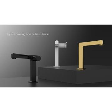 Square drawing noodle basin faucet