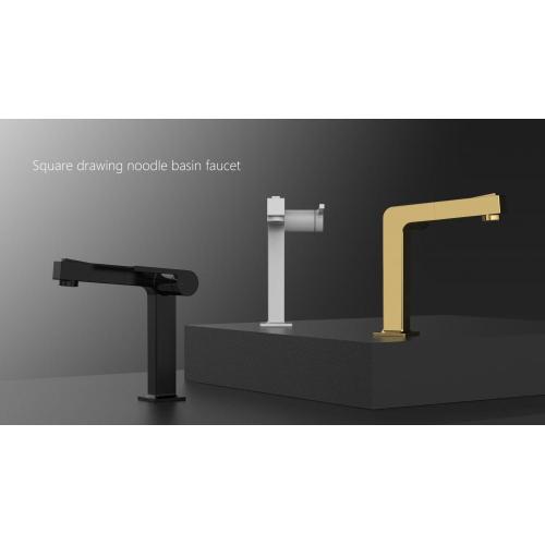 Square drawing noodle basin faucet