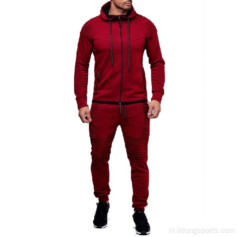 Hoge kwaliteit mode katoenen heren sportkleding outdoor