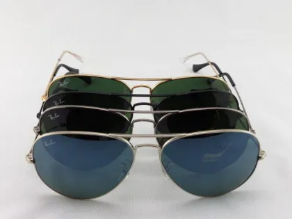 Ce, Fda, Uv400 Standard Ray Ban Aviator Sunglasses For Men Rb3026 62# Oem