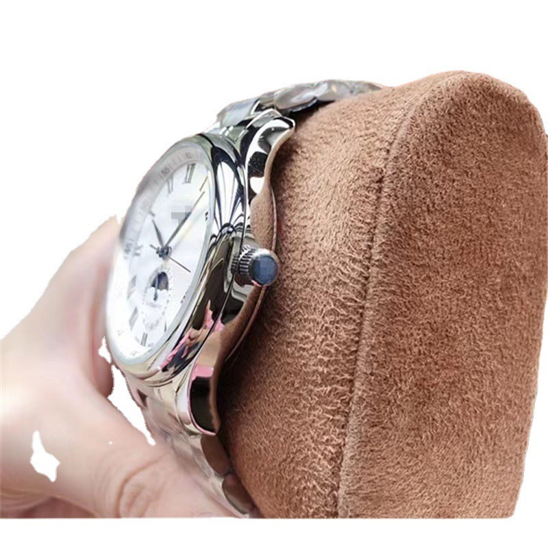 Elegant Men's Automatic Mechanical Watch with Steel Band