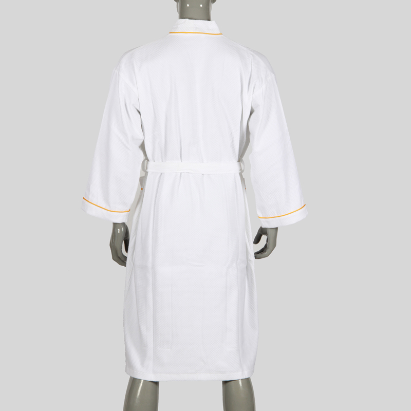 Hotel White Waffle Robe