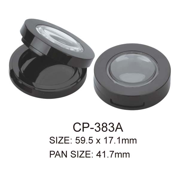 Round Compact Case with Transparent Window