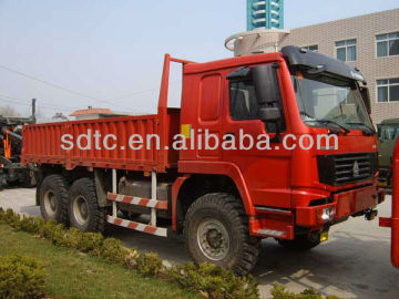 all drivig cargo truck HOWO 6X6 cargo truck