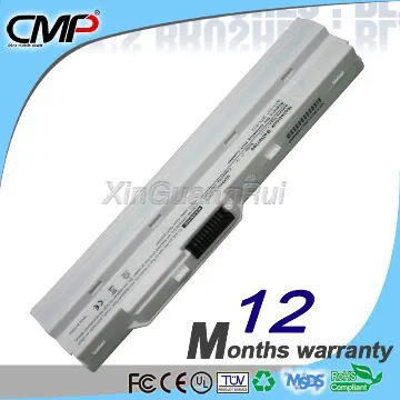 Hot sale CMP Laptop Battery for MSI U90 U100 U130 U135 white
