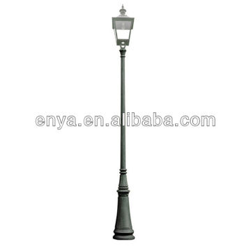 Tapered Cast Iron Street Lamp Post, Outdoor Lighting Pole
