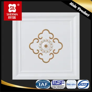 Easy to install and clean aluminum false ceilings tiles