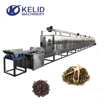 Machine de séchage au micro-ondes industrielles entièrement automatique pour les feuilles de thé et les herbes
