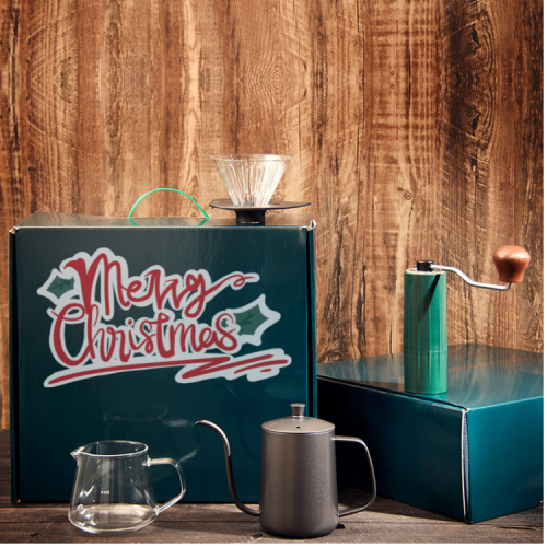 Caja de regalo de Navidad Cafetera de goteo