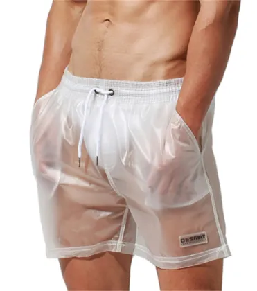 Wholesale Drawstring Transparent Swim Trunks