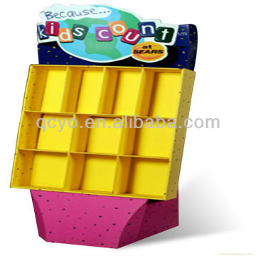 QCY-Z-G014 high quality for supermarket use colorful acrylic toy display