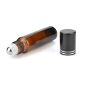 5ml 8ml 10ml empty amber glass perfume essential oil roller ball bottle