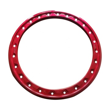 Colorful Spun Aluminum Beadlock Rings for 15 Inch ATV Wheel Rim